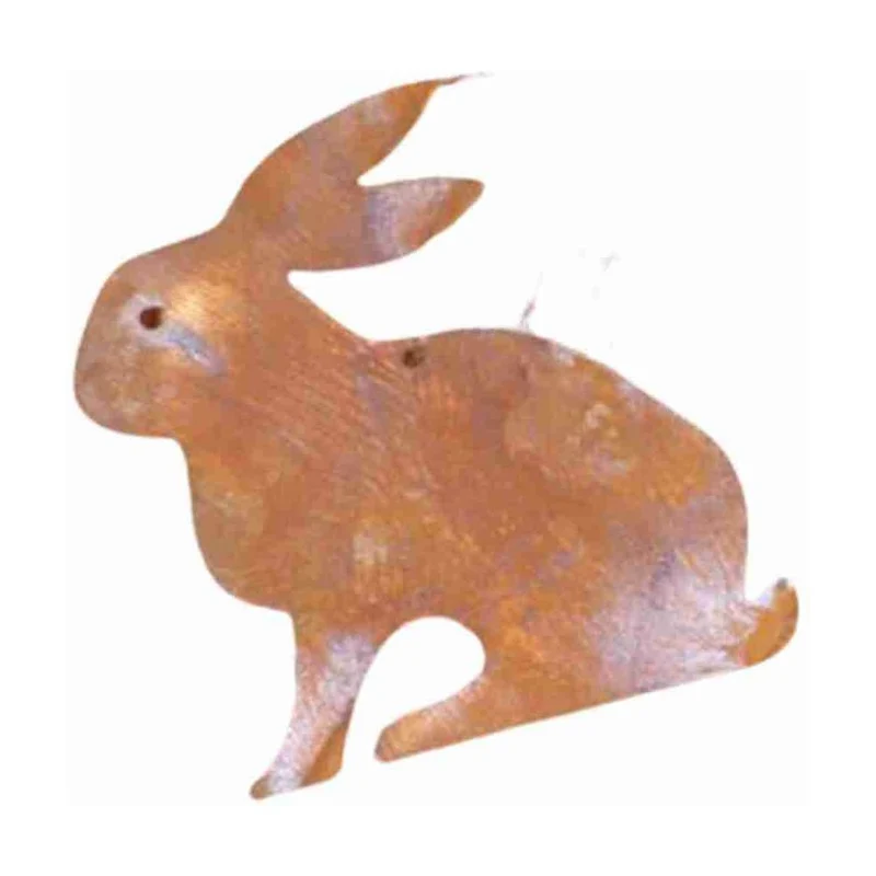 Osterhase zum Hängen – Edelrost Fensterdeko