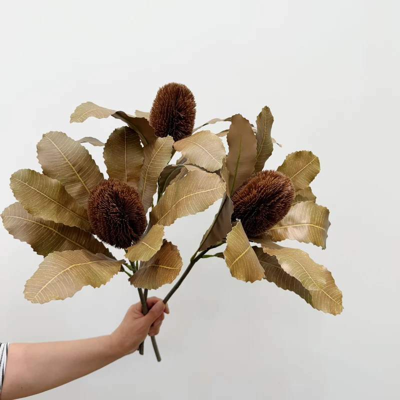 Künstliche Blumen, 55 cm Kunststoff Imperiale Blume, Realistische Nachbildung für Hochzeiten, Dekoration, Floristik, Innenbereich