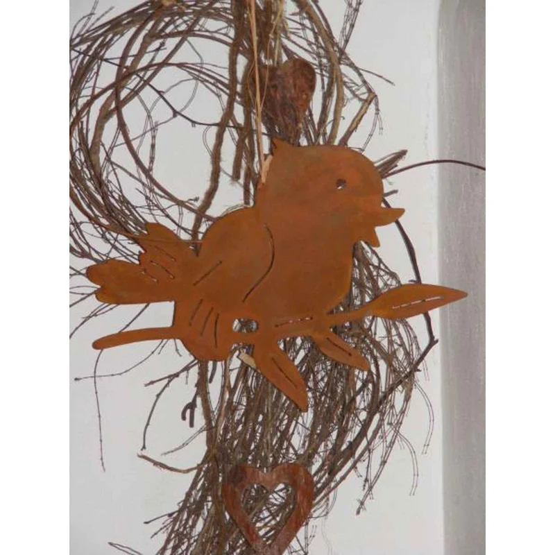 Hängedeko Vogel Hansi | Rost Deko Garten Figur