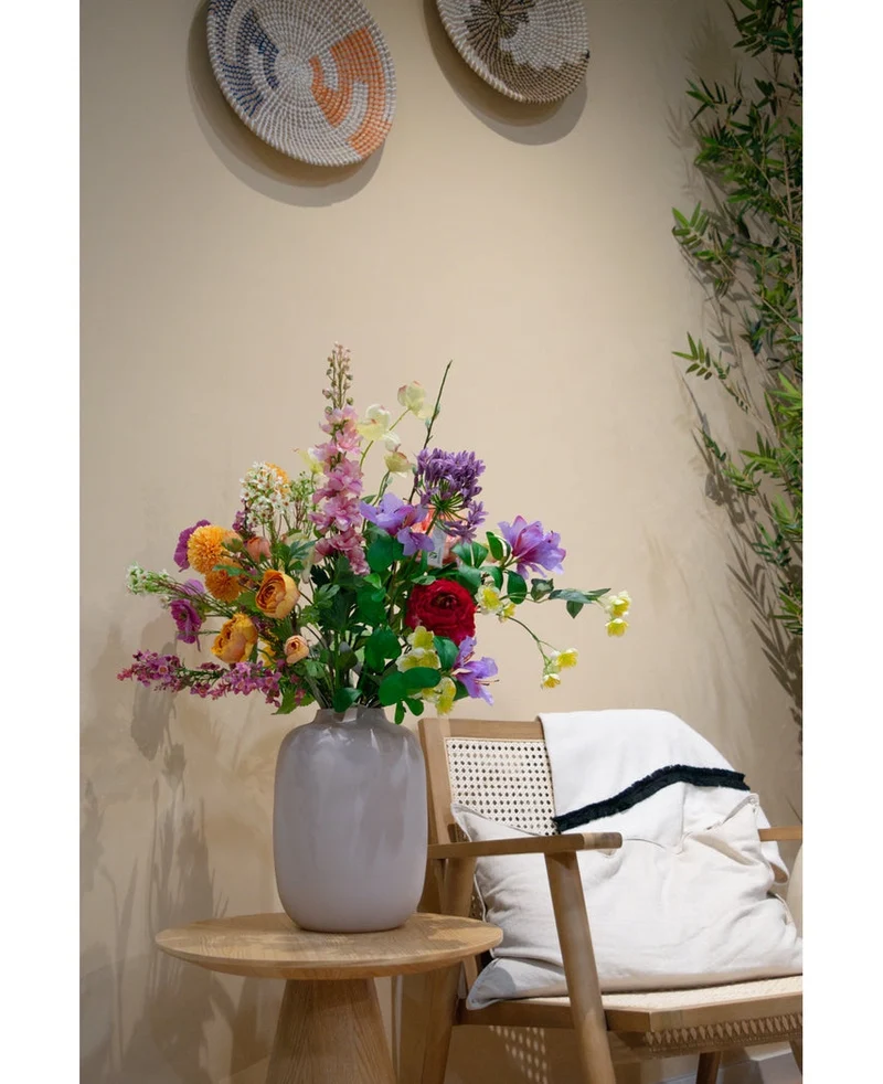 Kunst Klaproos Real Touch Paars 65cm