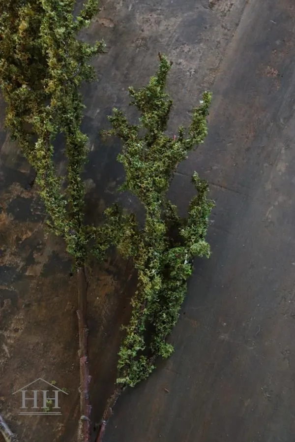 Mos kunsttak 85cm groen