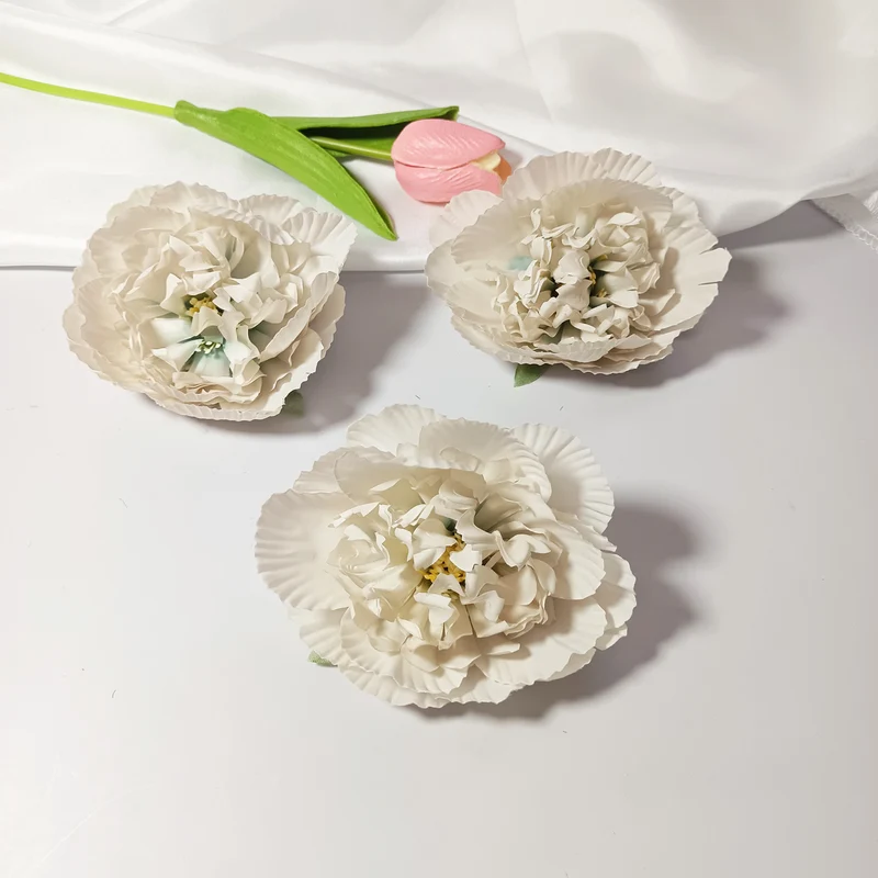 10x Pfingstrosenköpfe künstlich, Ø 10 cm, hochwertige Seidenblumen für DIY-Projekte, Gestecke, Hochzeitsdeko, Mengenrabatt für Floristen