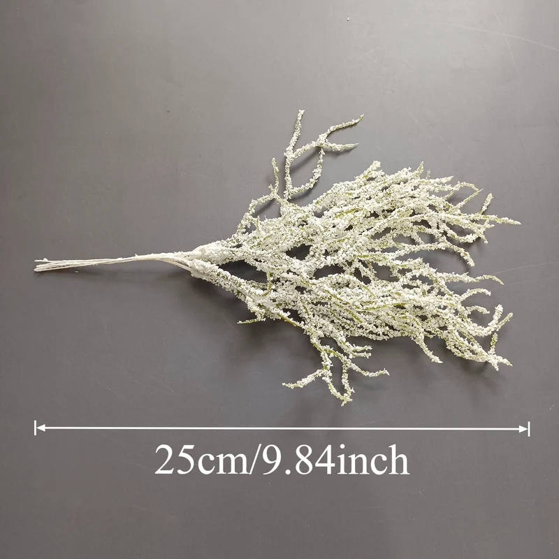 25 cm künstliche Zweige, realistische Deko-Pflanzen für Hochzeiten, Events, Wohnaccessoires, langlebig und pflegeleicht