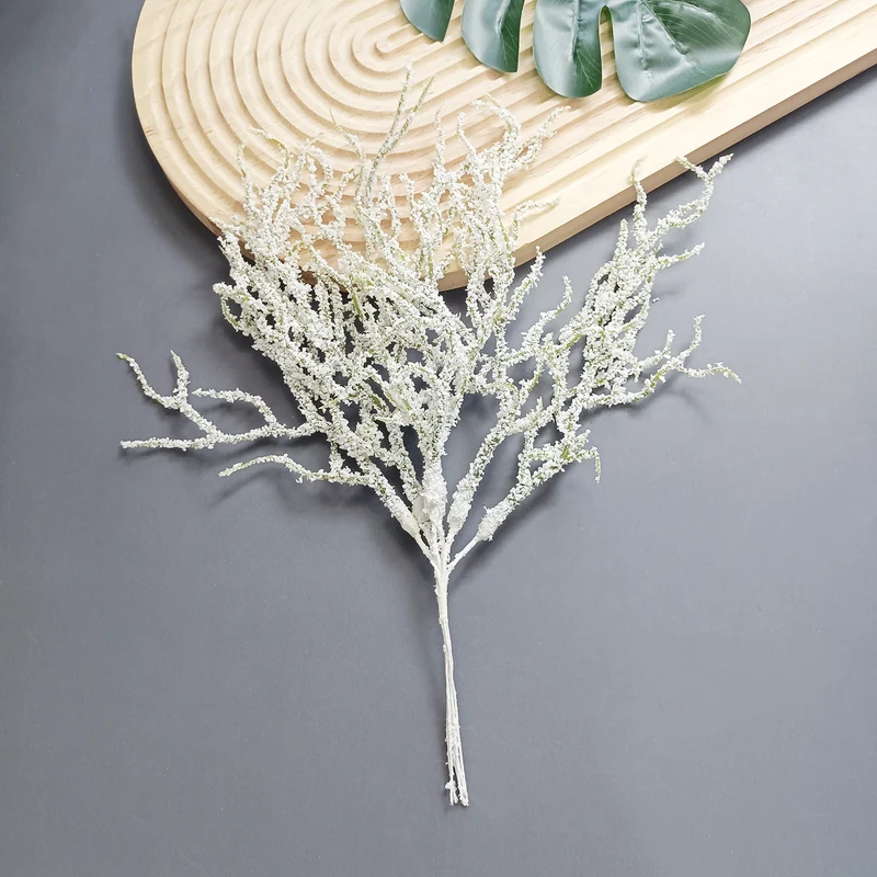25 cm künstliche Zweige, realistische Deko-Pflanzen für Hochzeiten, Events, Wohnaccessoires, langlebig und pflegeleicht