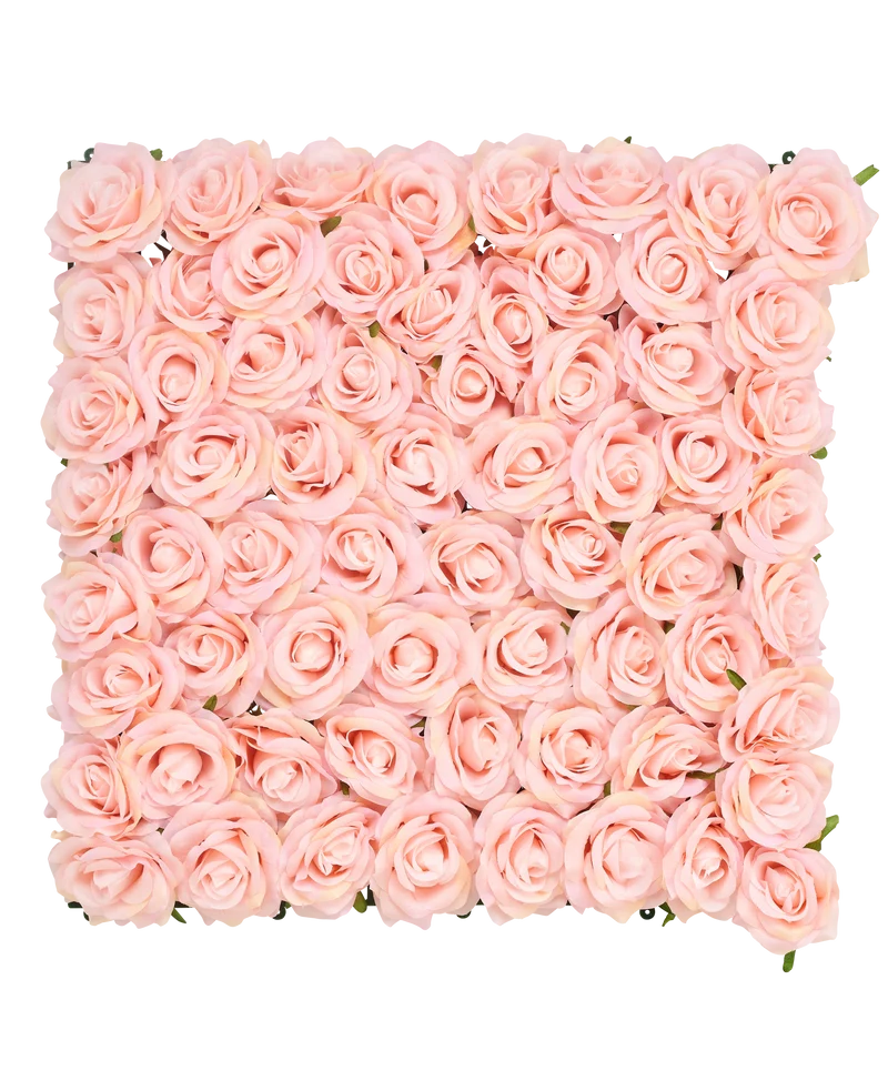 Künstliche Hecke Blumen 50x50 cm rosa