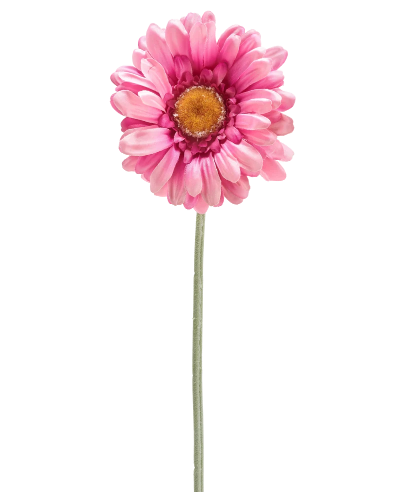 Künstliche Gerbera 53 cm dunkelrosa