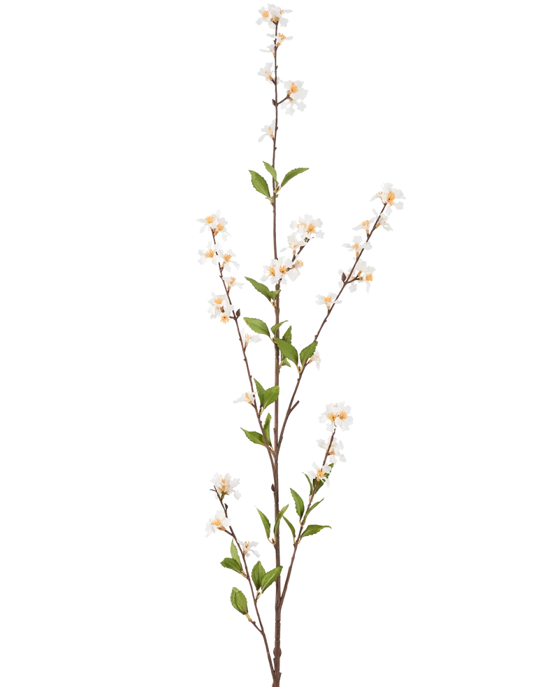 Künstliche Blumen 119 cm creme