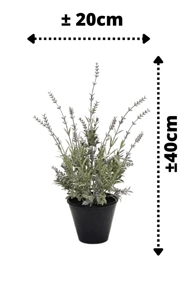 Lavendel Kunstpflanze 40cm