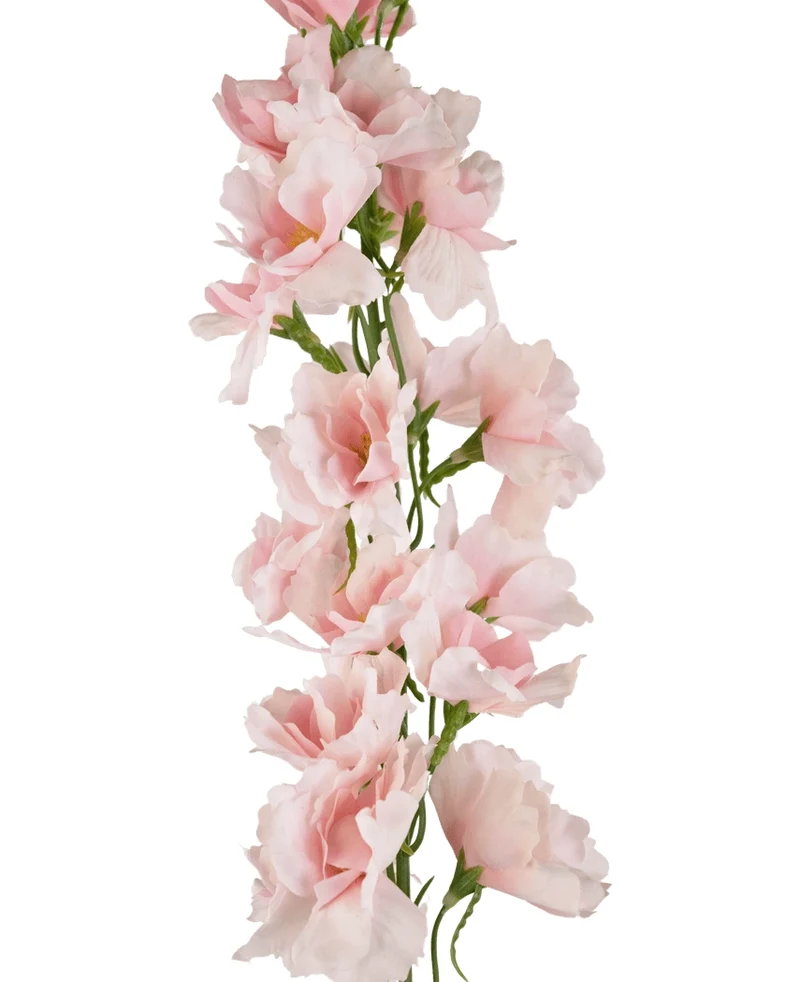 Kunstdelphinium Real Touch Roze 90cm