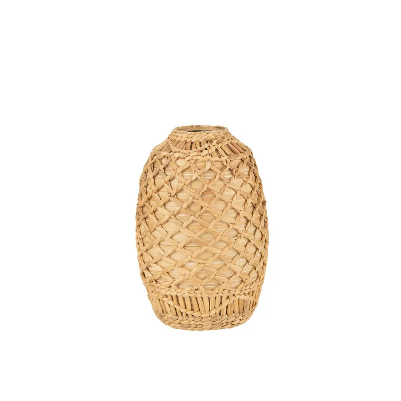 Vase Wicker aus Rattan - natürlich, 37 cm hoch