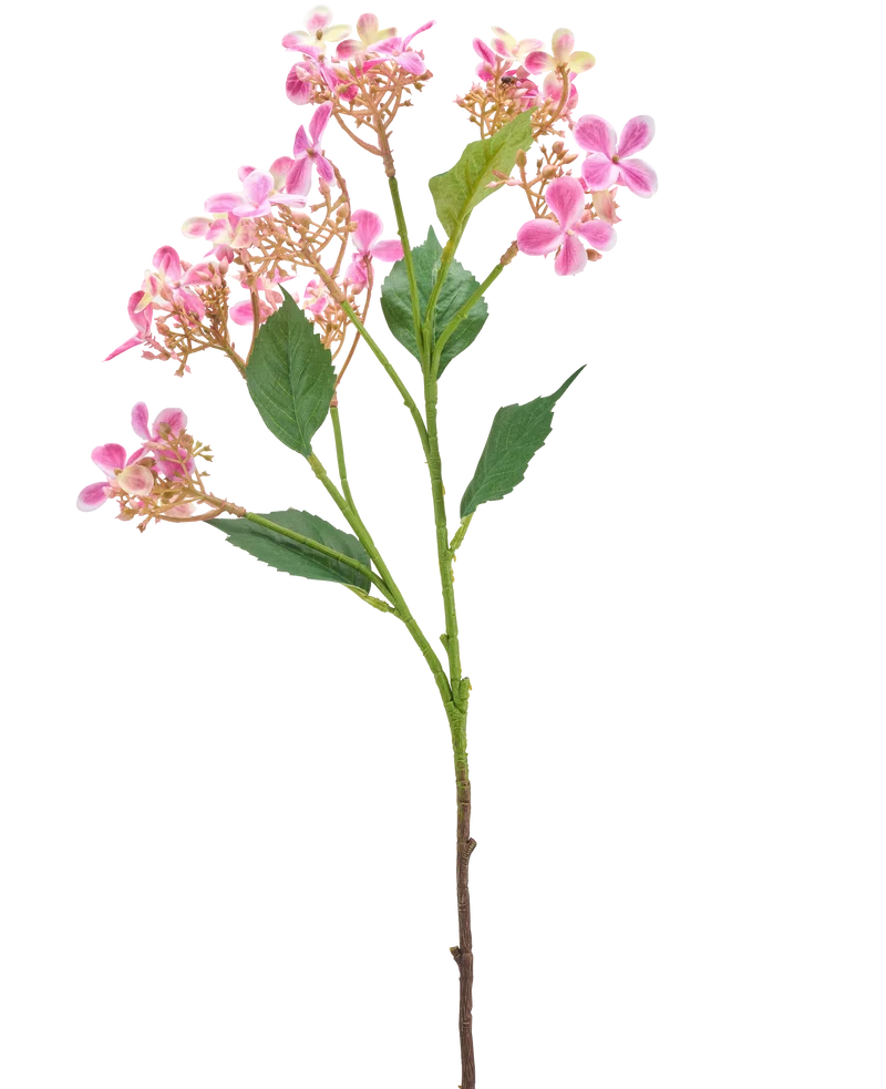 Künstliche Blume Wild Hydrangea 62 cm rosa