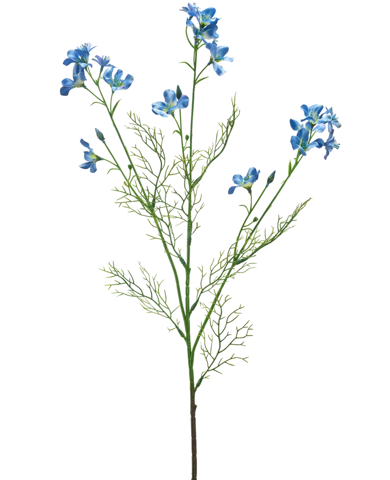 Künstliche Blume Wild Delphinium 71 cm blau