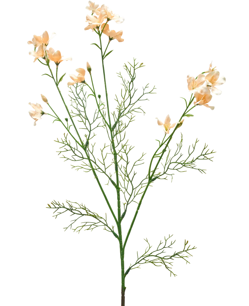 Künstliche Blume Wild Delphinium 71 cm hell creme