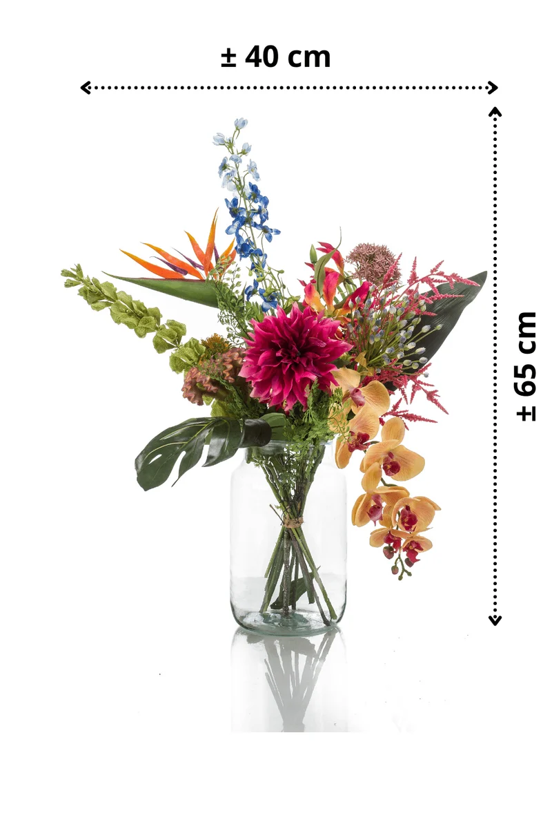 Künstlicher Blumenstrauß Exotische Blumen