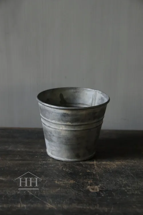 Rond zinken potje 8cm