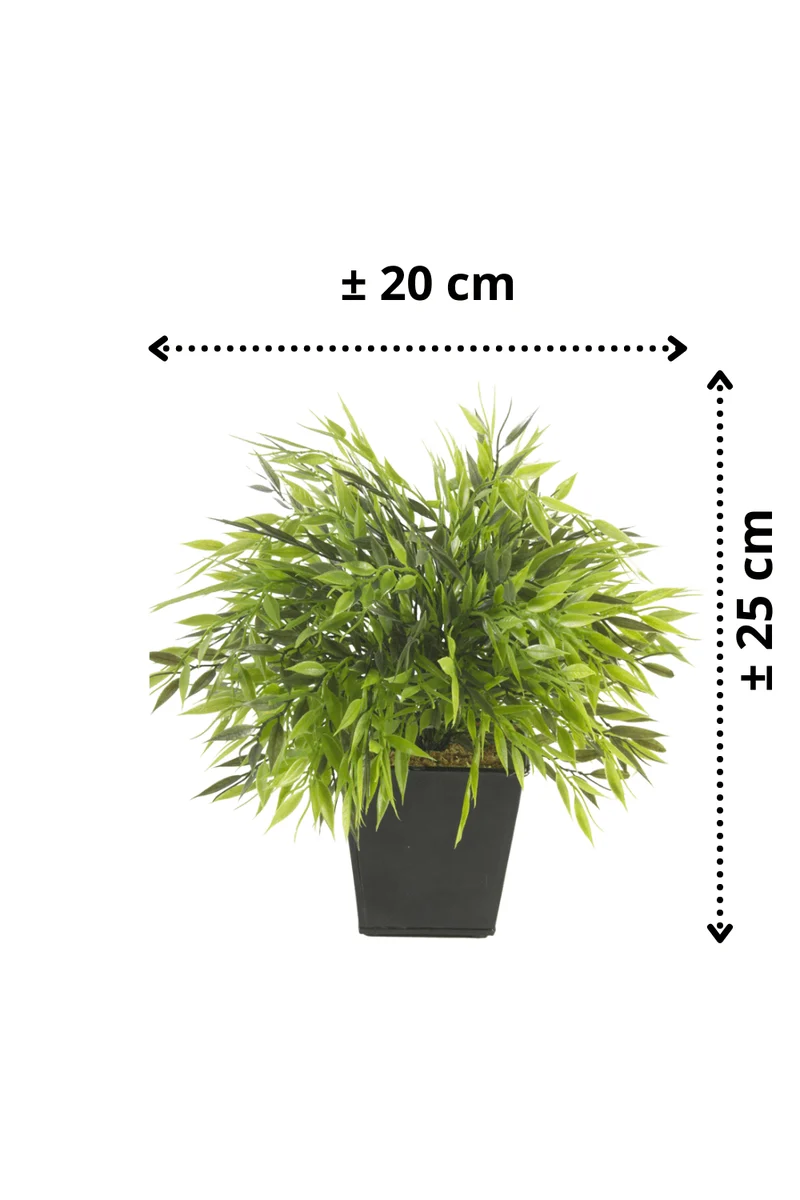 Bambus Kunstpflanze im Topf 25cm