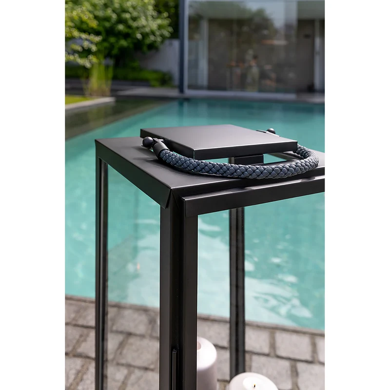 SEVILLA Laterne schwarz