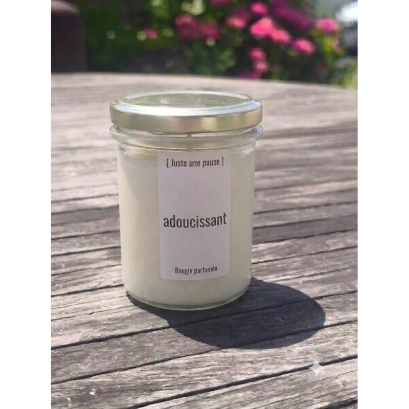 Duftkerze „Frische Wäsche“, handgegossen