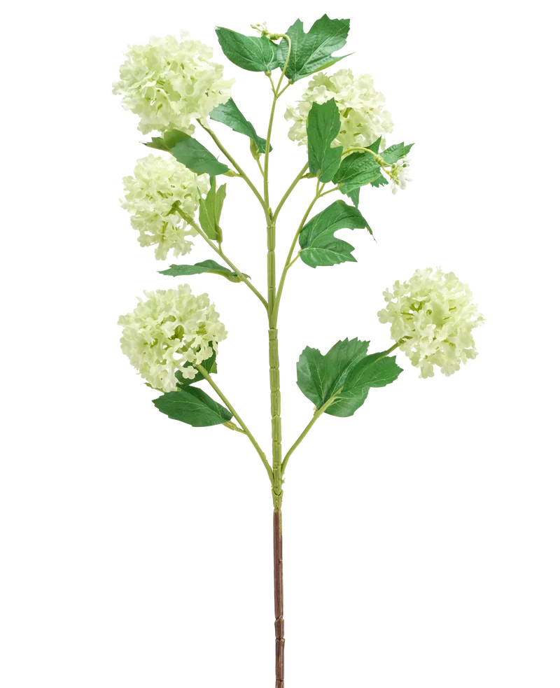 Künstliche Blume Schneeball 77 cm grün