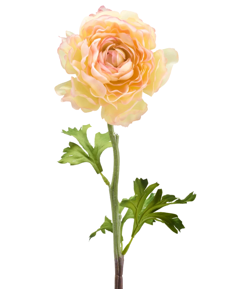 Künstliche Blume Ranunkel 51 cm lachsrosa