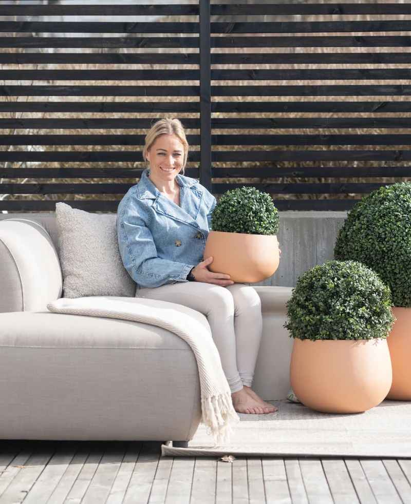 Kunstplant Buxus romeinse stijl UV D30cm