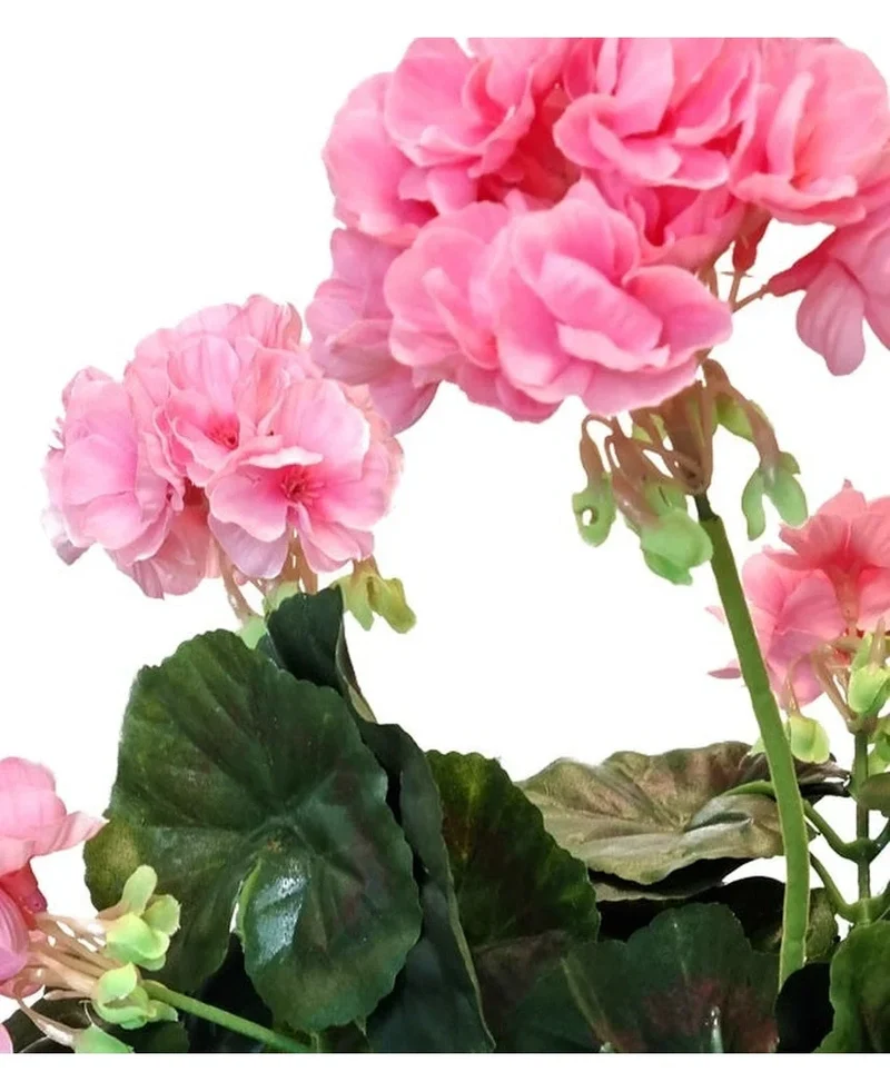 Künstliche Geranie 40 cm rosa