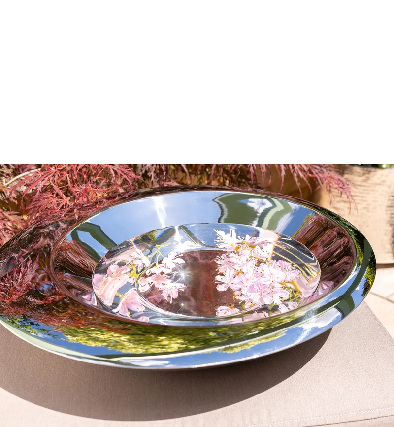 VISTO Schalen silberfarben