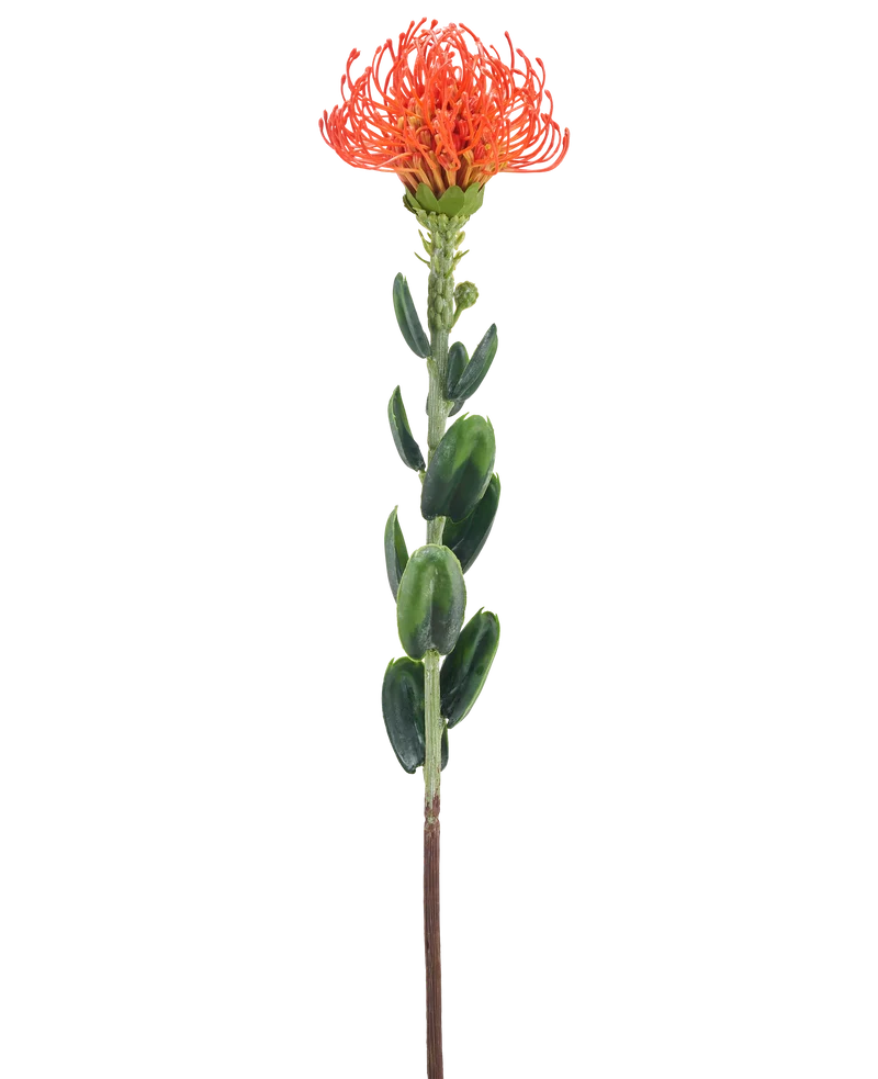 Künstliche Blume Mini Protea 61 cm orange