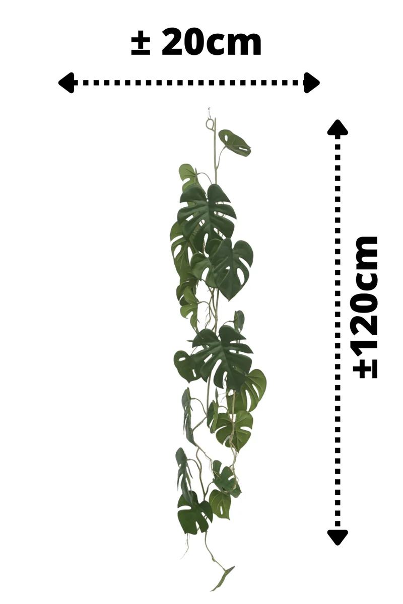 Monstera künstliche Girlande 120cm