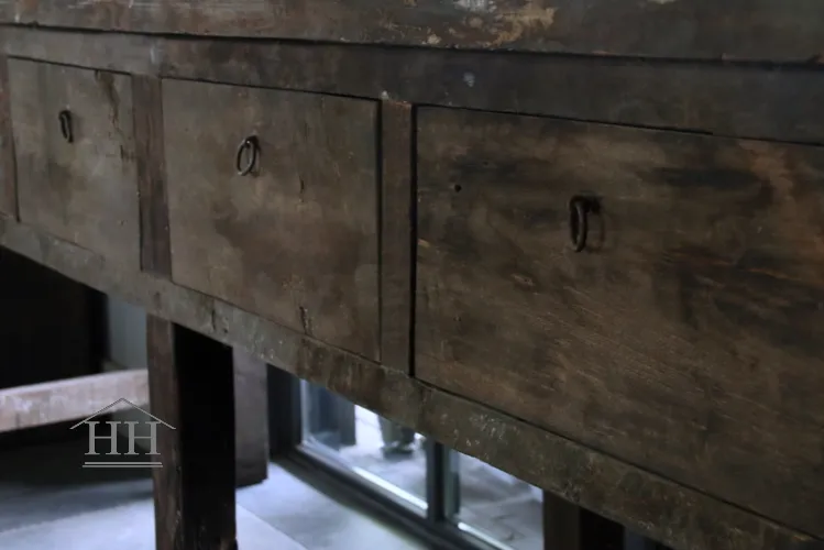 Old Farm Sidetable met lades Aura Peeperkorn 200 cm