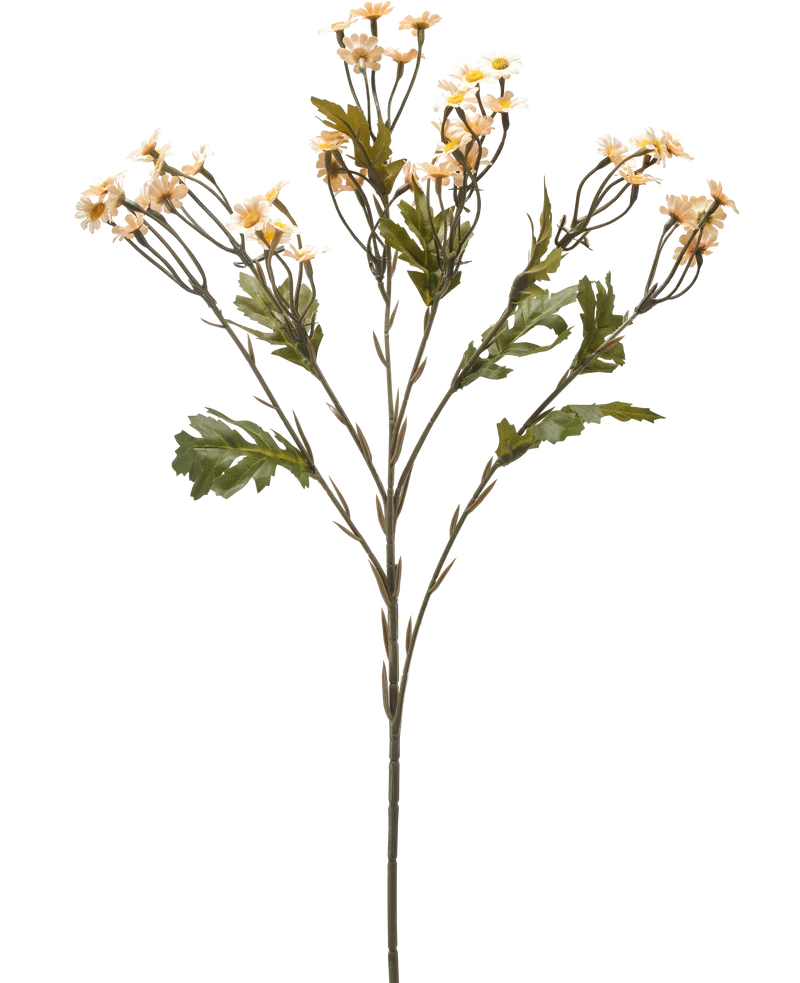 Künstliche Blume Mini Gänseblümchen 61 cm creme