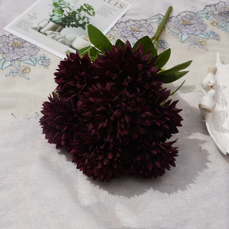 Künstliche Sonnenhutblume 42 cm, hochwertige Seidenblume, echt aussehend, für Hochzeiten, Wohnzimmer-Deko, Brautstrauß, Herbstdekoration