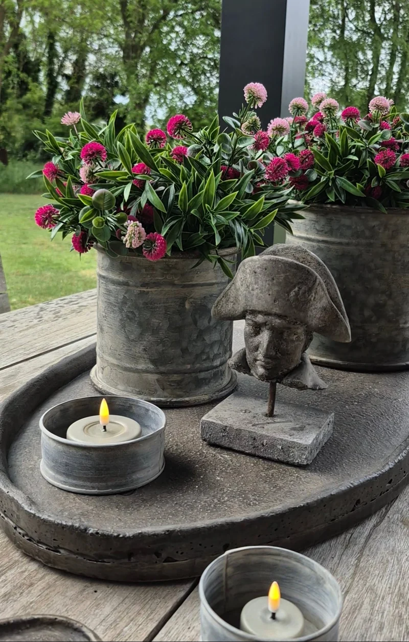 Zinken pot recht - 20 cm