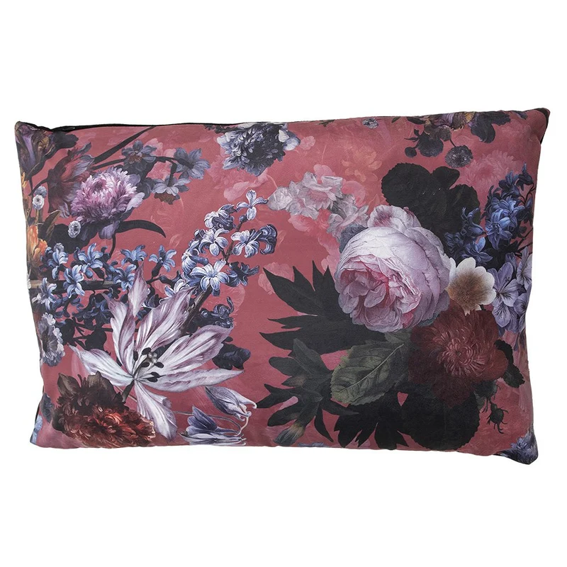 Dekokissen in Blau, Rosa und Lila, 60 x 40 cm