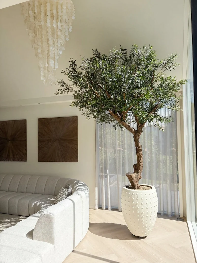 Künstlicher Olivenbaum mit Oliven 270 cm