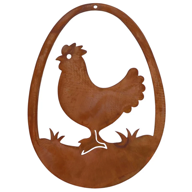 Huhn im Ei – Fensterdeko für die Osterzeit