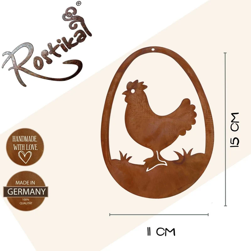 Huhn im Ei – Fensterdeko für die Osterzeit
