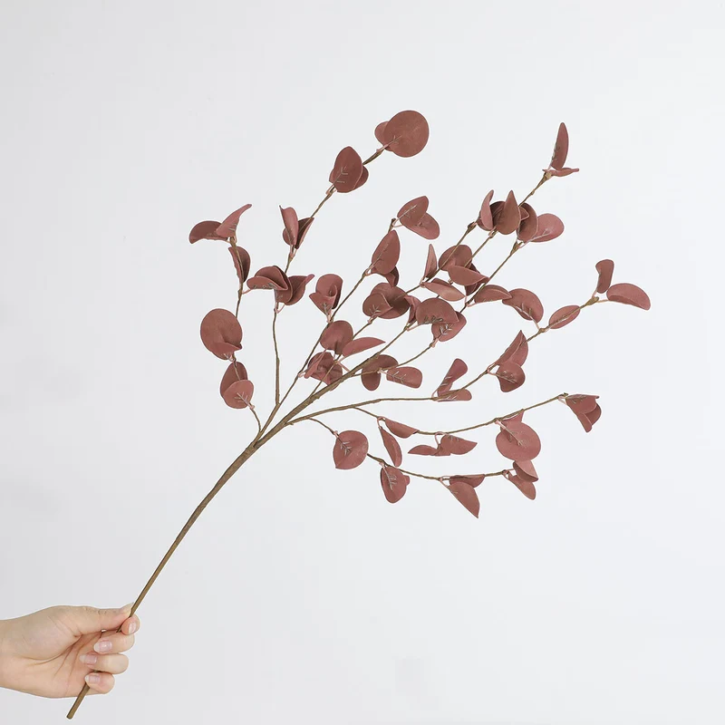 Eukalyptusblätter, 58cm, Kunstmaterial, modern, ideal für Hochzeiten, Wohnaccessoires, Café-Dekoration