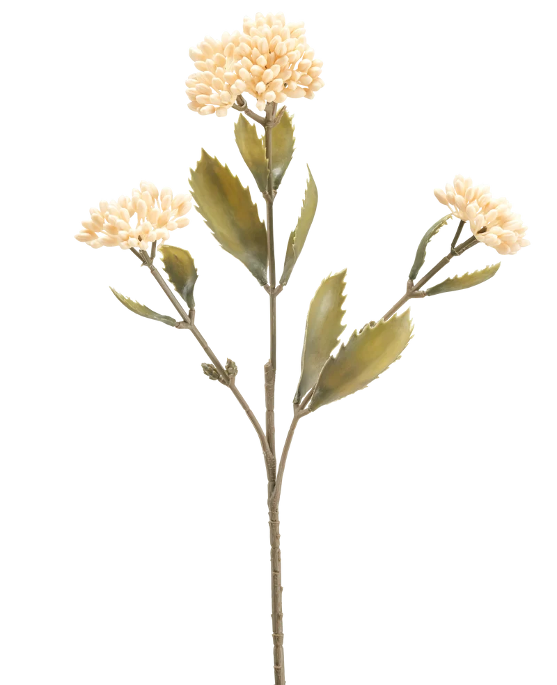 Künstliche Blume Kalanchoe 47 cm creme
