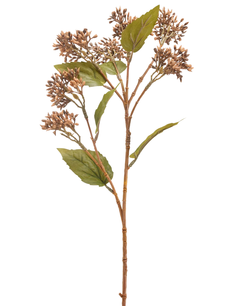 Künstliches Sedum 67 cm braun