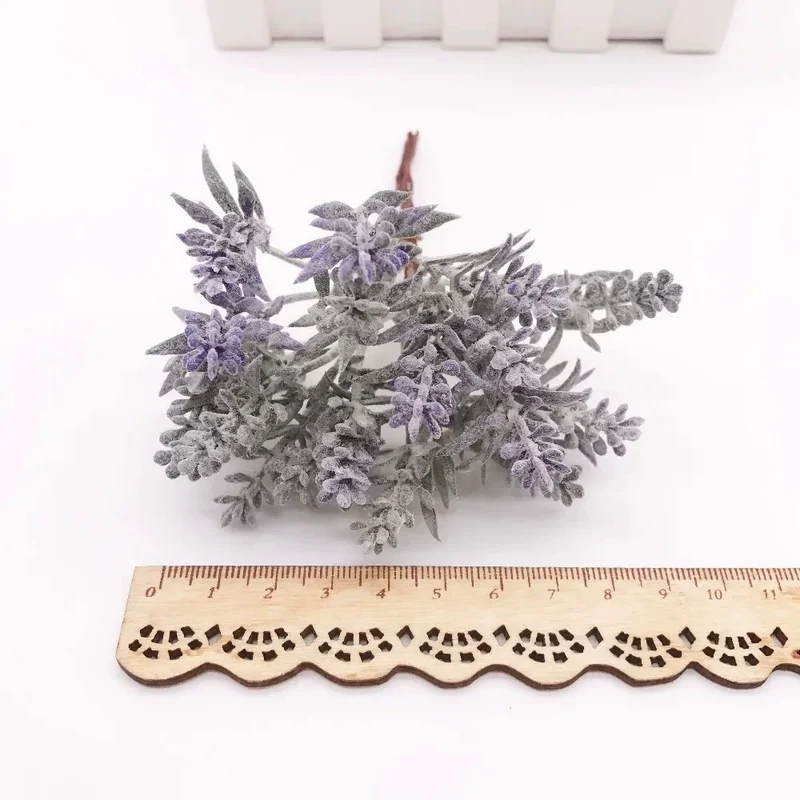 Echte-Look Lavendelstrauß 14cm, hochwertig, ideal für Hochzeiten, DIY Deko, Geschenke, langlebig, pflegeleicht, für Floristen und Eventplaner
