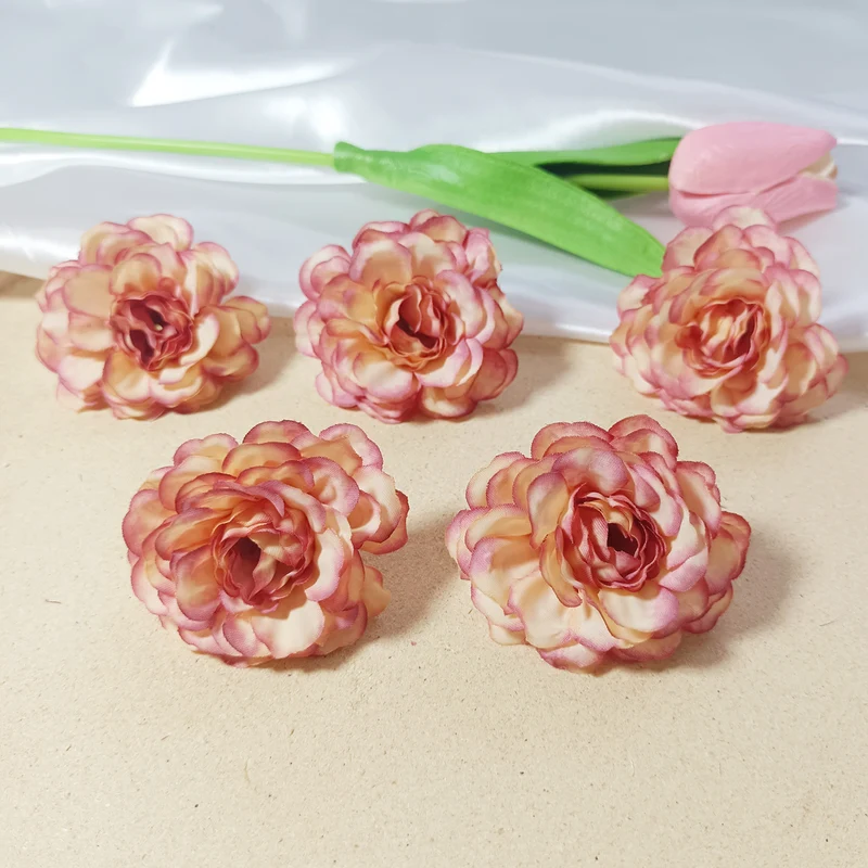 Künstliche Hortensienköpfe 10er Set, 5cm Blüten, Realistische Kunstblumen für DIY Bastelprojekte, Hochzeit, Gestecke, Anstecker, Deko