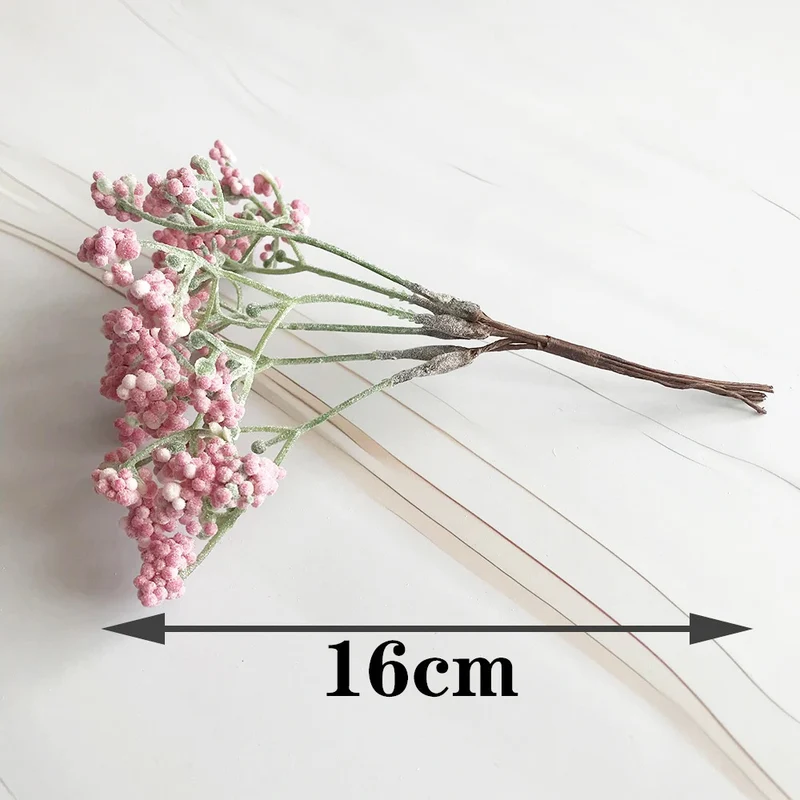 Künstlicher Strauß mit echten Touch-Effekt, 16 cm, in 8 Farben – ideal für Hochzeiten, Event-Dekoration, Geschenkkörbe, Floristen, Einzelhandel