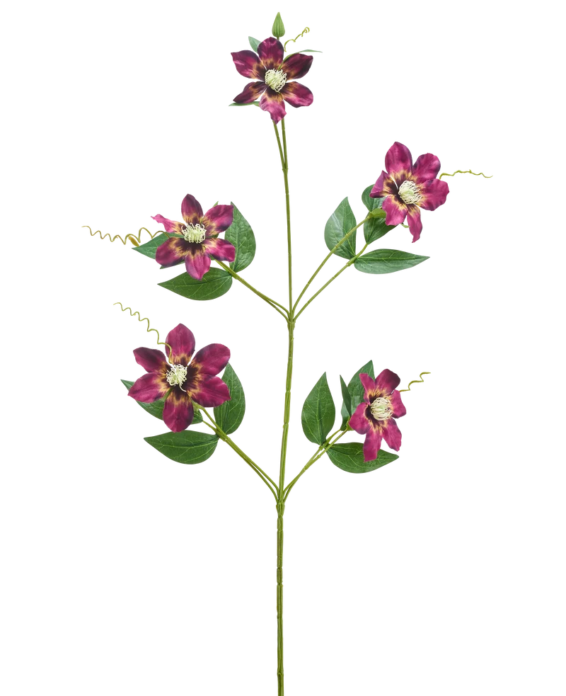 Künstliche Blume Celematis 78 cm lila