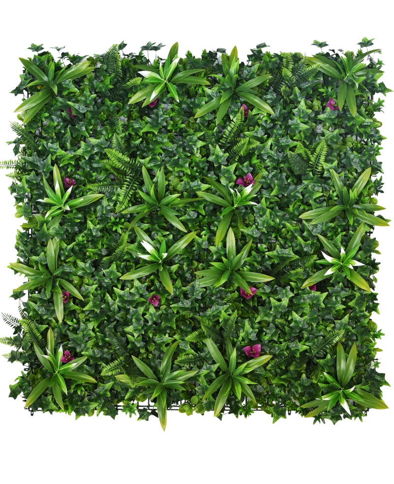 Kunstpflanzen Wand olivine 100x100 cm uv