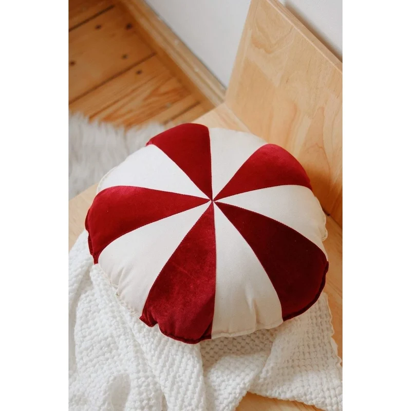 Patchwork-Kissen Red Candy, Weihnachtskollektion