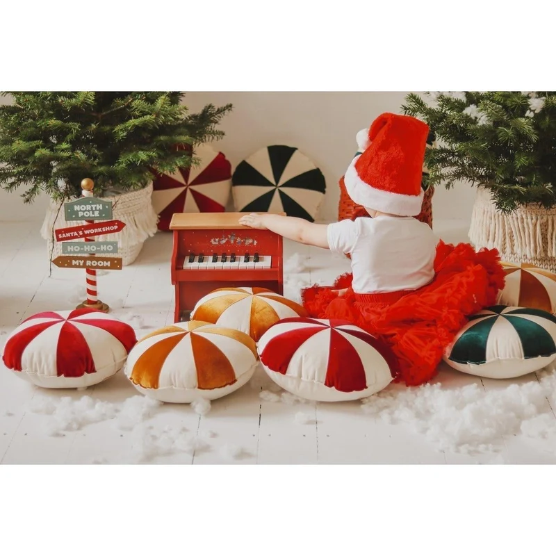 Patchwork-Kissen Red Candy, Weihnachtskollektion