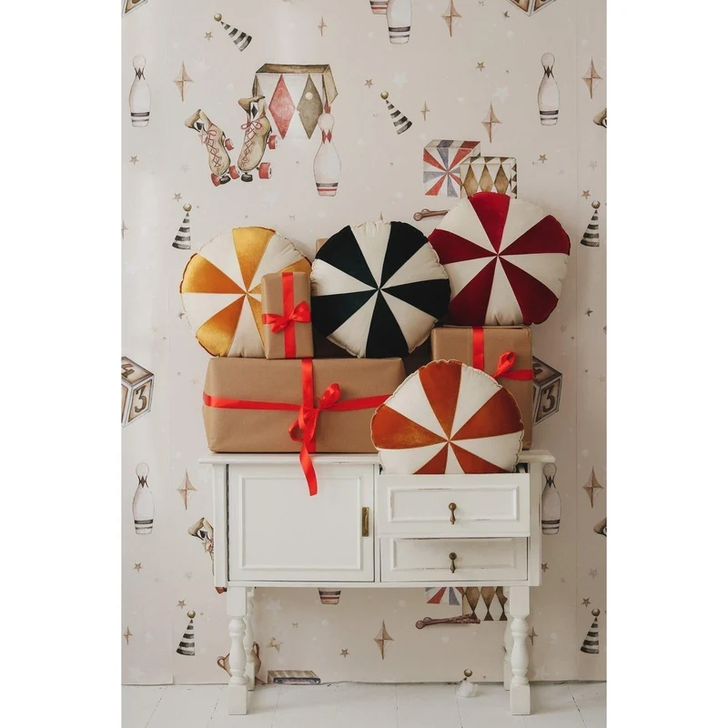Patchwork-Kissen Red Candy, Weihnachtskollektion