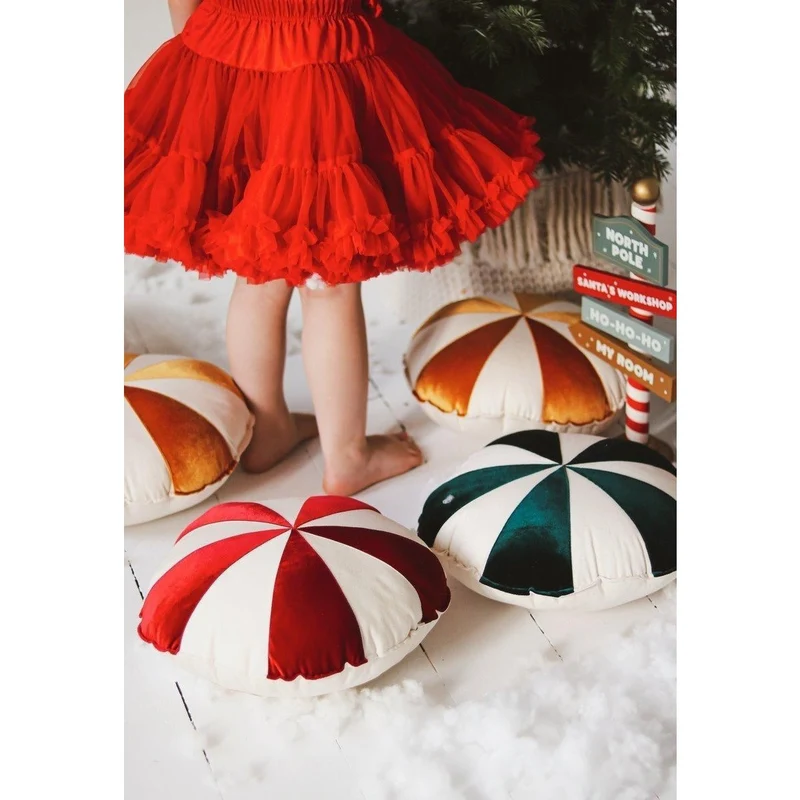 Patchwork-Kissen Red Candy, Weihnachtskollektion