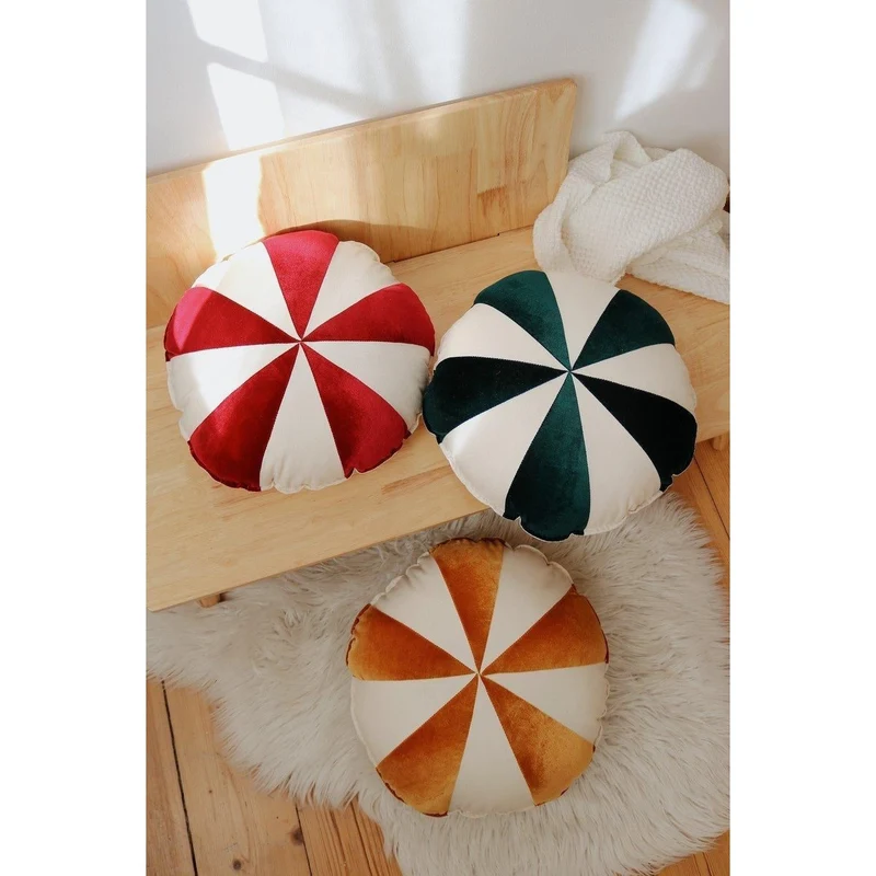 Patchwork-Kissen Red Candy, Weihnachtskollektion